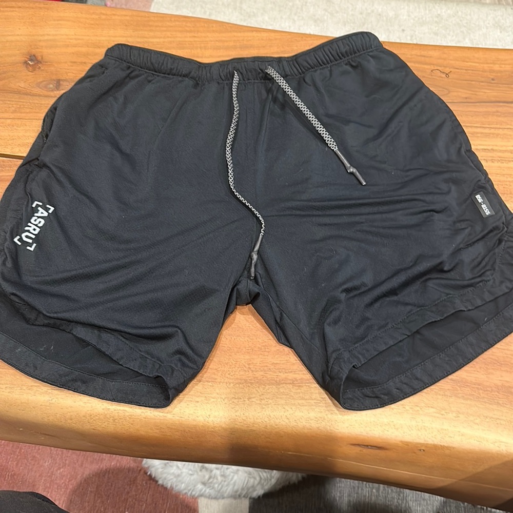 ASRV training shorts w/ liner size large